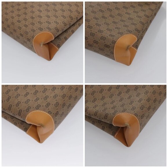 GUCCI Micro GG Supreme Shoulder Bag PVC Beige Gold 001 14 5364 Auth ep7769 - Picture 15 of 16